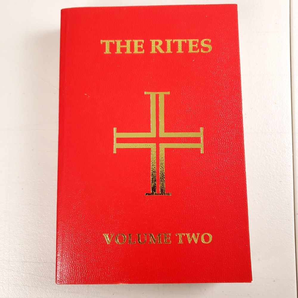 The Rites of the Catholic Church Vol 2 Study Edition 1991 Red Liturgical Press